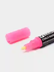Маркер меловой BRAUBERG "POP-ART", сухостираемый, 5 мм, РОЗОВЫЙ, 151530