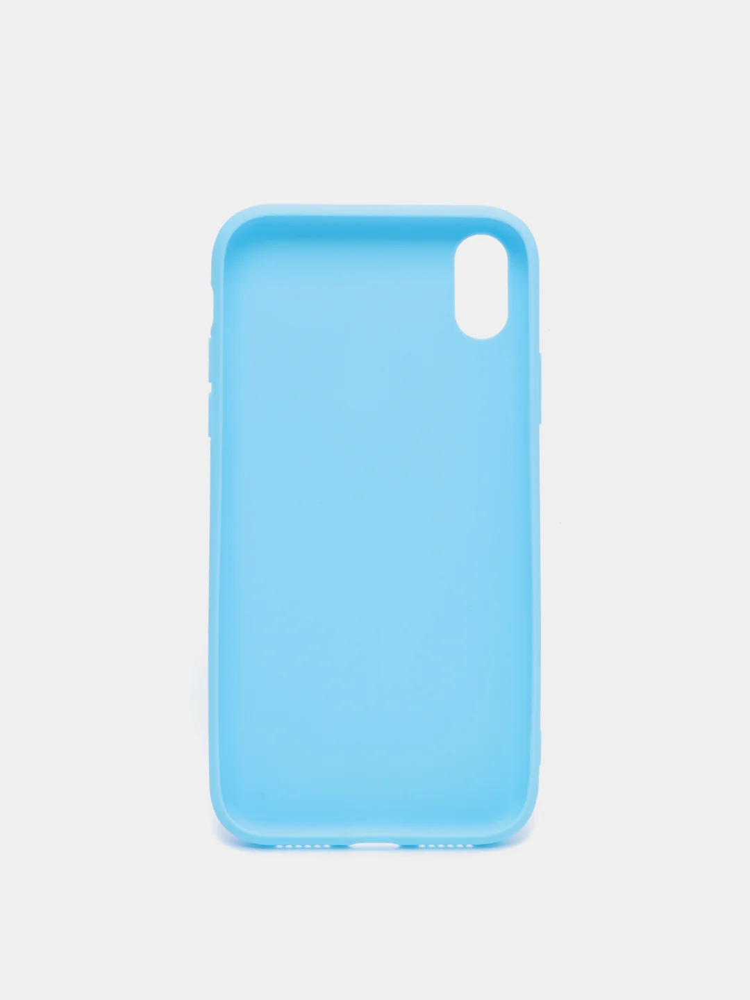 Голубой чехол силиконовый на iPhone 5, 5s, 6, 6s, 7, 8, SE 2020, X, XR, XS Max, 12 14 Pro, 13 mini