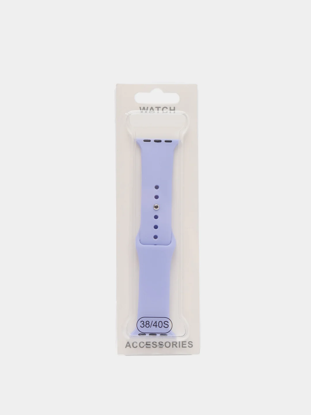 Лавандовый ремешок, силиконовый, цветной, для Apple Watch, 38, 40, 42, 44, 45, 49 мм