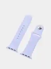 Лавандовый ремешок, силиконовый, цветной, для Apple Watch, 38, 40, 42, 44, 45, 49 мм