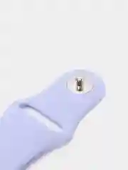 Лавандовый ремешок, силиконовый, цветной, для Apple Watch, 38, 40, 42, 44, 45, 49 мм