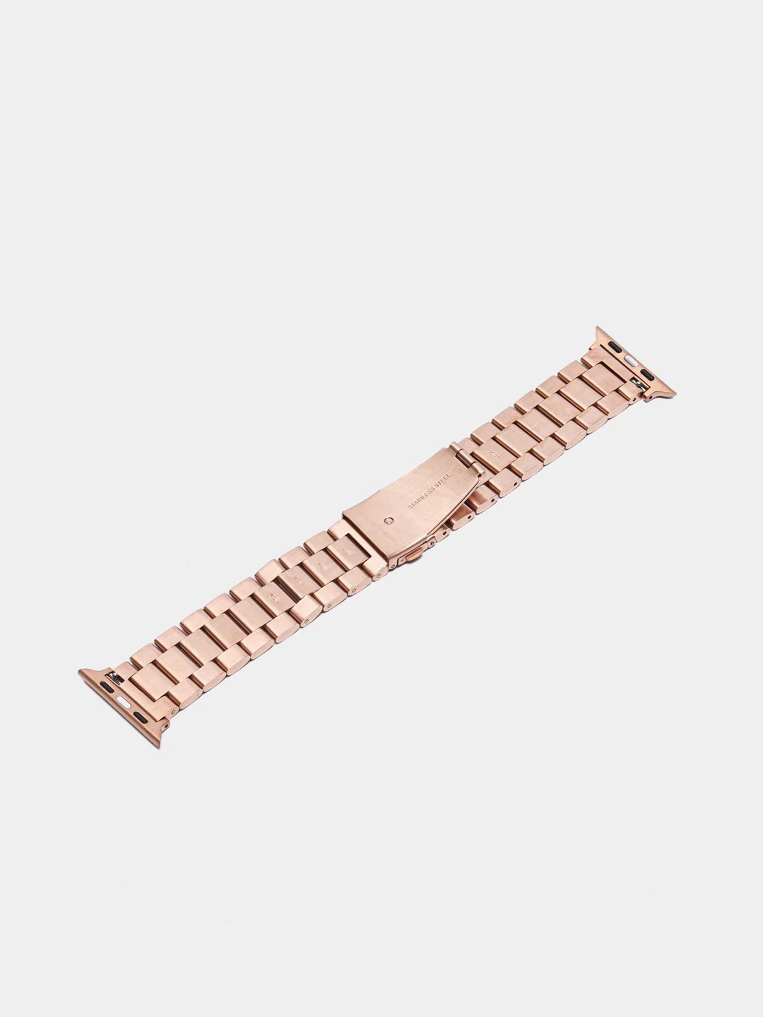 Золотой ремешок стальной для Apple Watch всех моделей  38/40/41мм 42/44/45/49мм