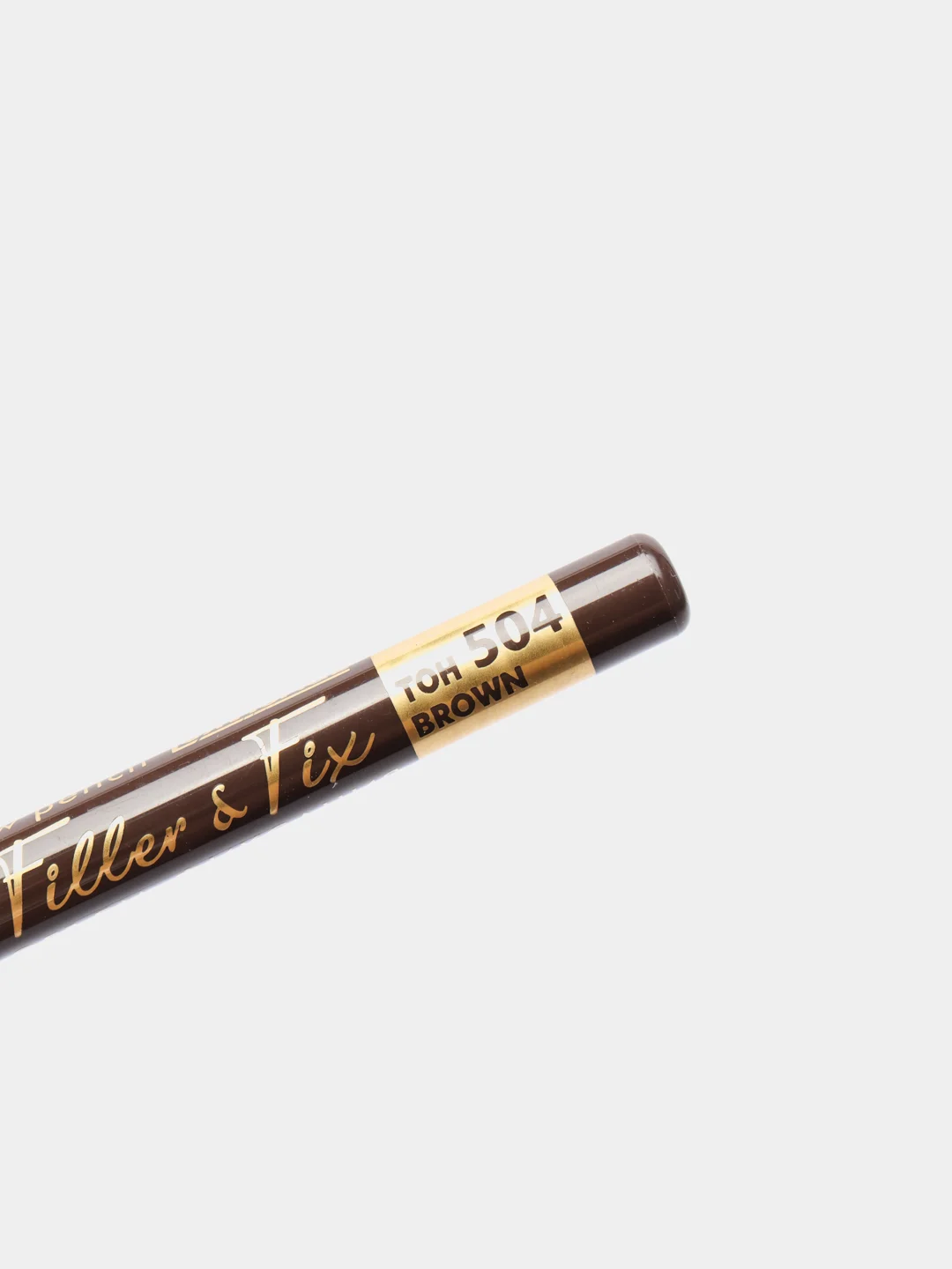 Карандаш для бровей механический LUXVISAGE BROW Filler & Fix Brown, тон 504