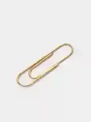 Скрепки BRAUBERG, 28 мм, золотистые, 100 штук
