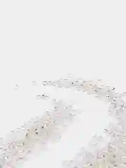 Бисер чешский Preciosa (Чехия) № 10 Transparent Silver Lined(с серебряной линией внутри)