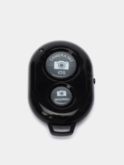 Блютуз кнопка, Bluetooth пульт для штатива, селфи палки для телефона и планшета для фото
