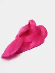 Розовый канекалон для вплетения в волосы