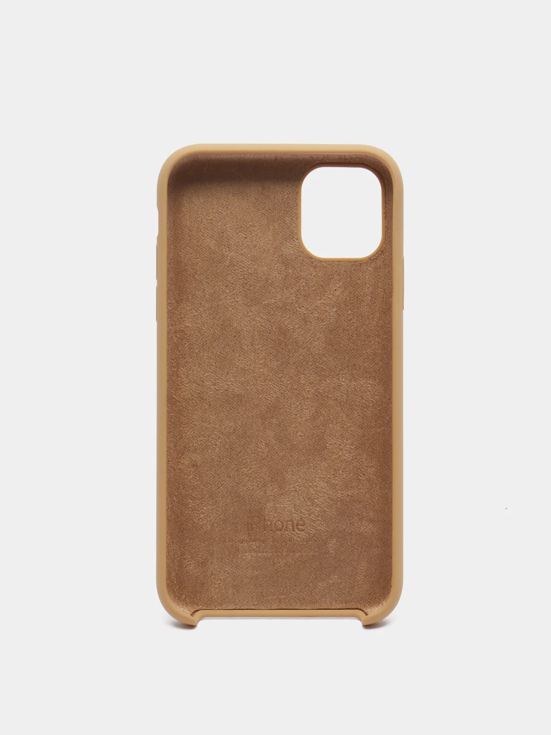 Горчичный чехол Silicone Case для iPhone 11 / 11 PRO / 11 PRO MAX, силиконовый