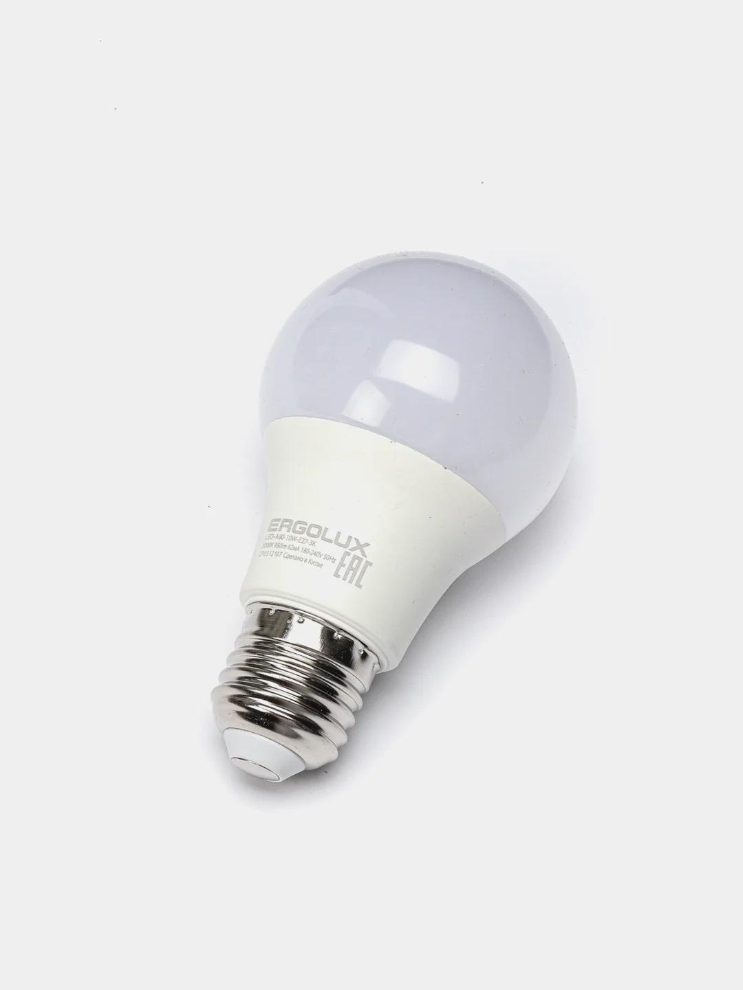 Лампа светодиодная Ergolux Е27, 10 Вт, LED-A60-10W-E27