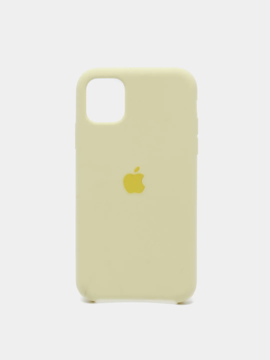 Светло-жёлтый чехол Silicone Case для iPhone 11 / 11 PRO / 11 PRO MAX, силиконовый