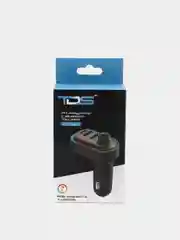 Автомобильный FM-трансмиттер модулятор TDS CAF12 RGB BT5.0 c функцией зарядки смартфона