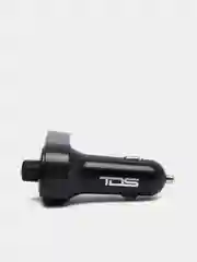 Автомобильный FM-трансмиттер модулятор TDS CAF12 RGB BT5.0 c функцией зарядки смартфона