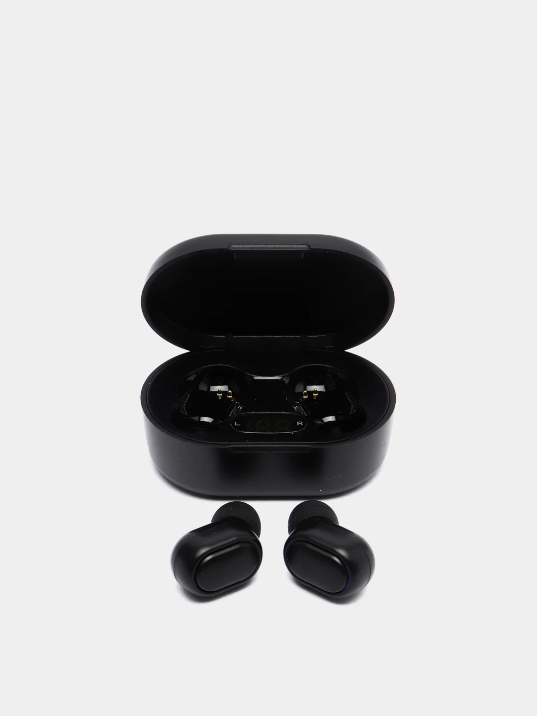 Черный bluetooth-стереогарнитура Perfeo TWS вкладыши BUNG автосопряжение