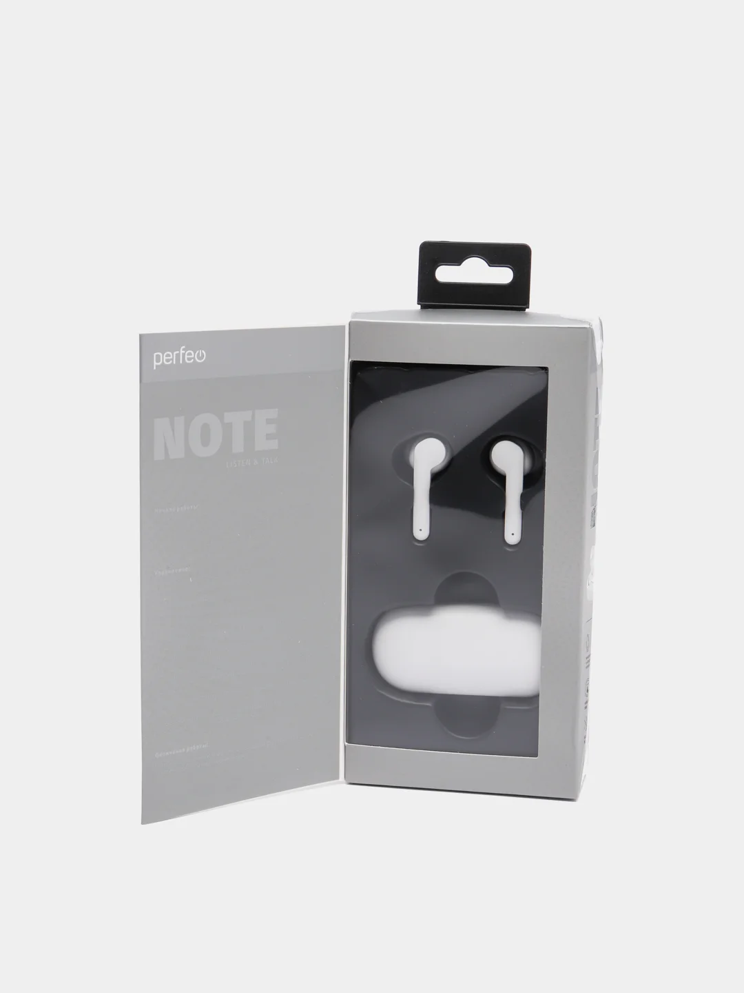 Белый беспроводные внутриканальные TWS наушники, Perfeo Note, Bluetooth-гарнитура BT 5.0