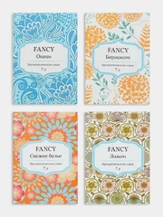 Ароматическое саше Fancy, 5 ароматов, ароматизатор для дома, белья, шкафа, гардероба, авто