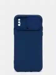 Чехол iPhone X / Xs силиконовый с закрывающейся камерой