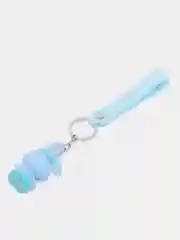 Голубой брелок на ключи, сумку