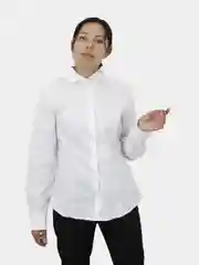 Блузка, белая, женская