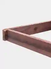 Коричневый ящик из реек с ручками 220х120х140мм. Корзинка.Кашпо.Бокс
