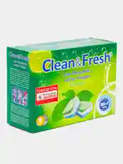 Таблетки для посудомоечной машины Clean & Fresh All in 1, 30 штук