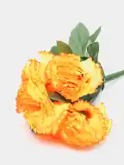 Оранжевый искусственные цветы, хризантемы
