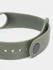 Зелёный хаки силиконовый ремешок для фитнес браслета Xiaomi Mi Band 4, Mi Band 3