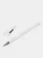 Ручка гелевая белая BRAUBERG White Pastel, 12 штук, линия 0,5 мм