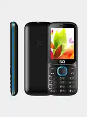 Синий телефон BQ 2440 Step L+, 2 SIM, Bluetooth