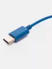 Синий переходник Huawei Xiaomi honor USB Type-C кабель aux