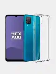 Прозрачный чехол Samsung Galaxy A12 / M12, силиконовый