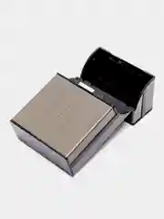 Черный чехол на сигаретную пачку. Портсигар. Чехол для сигарет