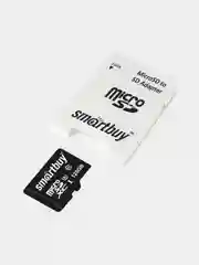 Карта памяти MicroSD SmartBuy Class 10 Pro UHS-U3, 70-90 Мб/с