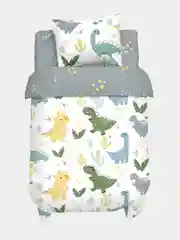 Коралловый комплект постельного белья, ясельное, хлопок, 112 х 147
