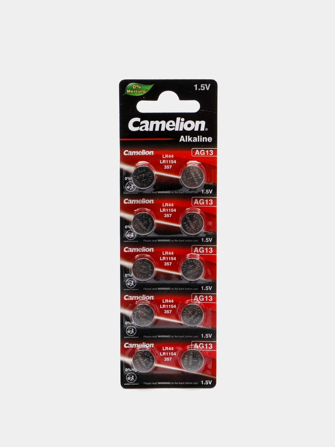 Батарейки Camelion AG13, LR44, L1154, A76, G13, 357, 303, SR44, V13GA