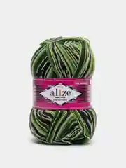 Песочный хаки пряжа Superwash Alize, 75 шерсть супервош, 25 полиамид, 100 г / 420 м