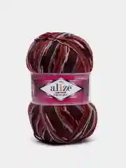 Багровый пряжа Superwash Alize, 75 шерсть супервош, 25 полиамид, 100 г / 420 м