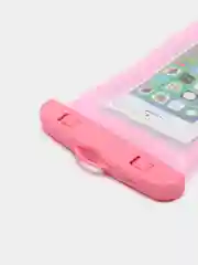 Розовый чехол для iPhone, Samsung, Xiaomi, Honor, Tecno водонепроницаемый,универсальный,со шнурком