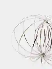 Серебряный антистресс, кинетическое кольцо, браслет-торофлакс