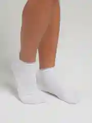 Белый укороченные мужские носки Active 105
