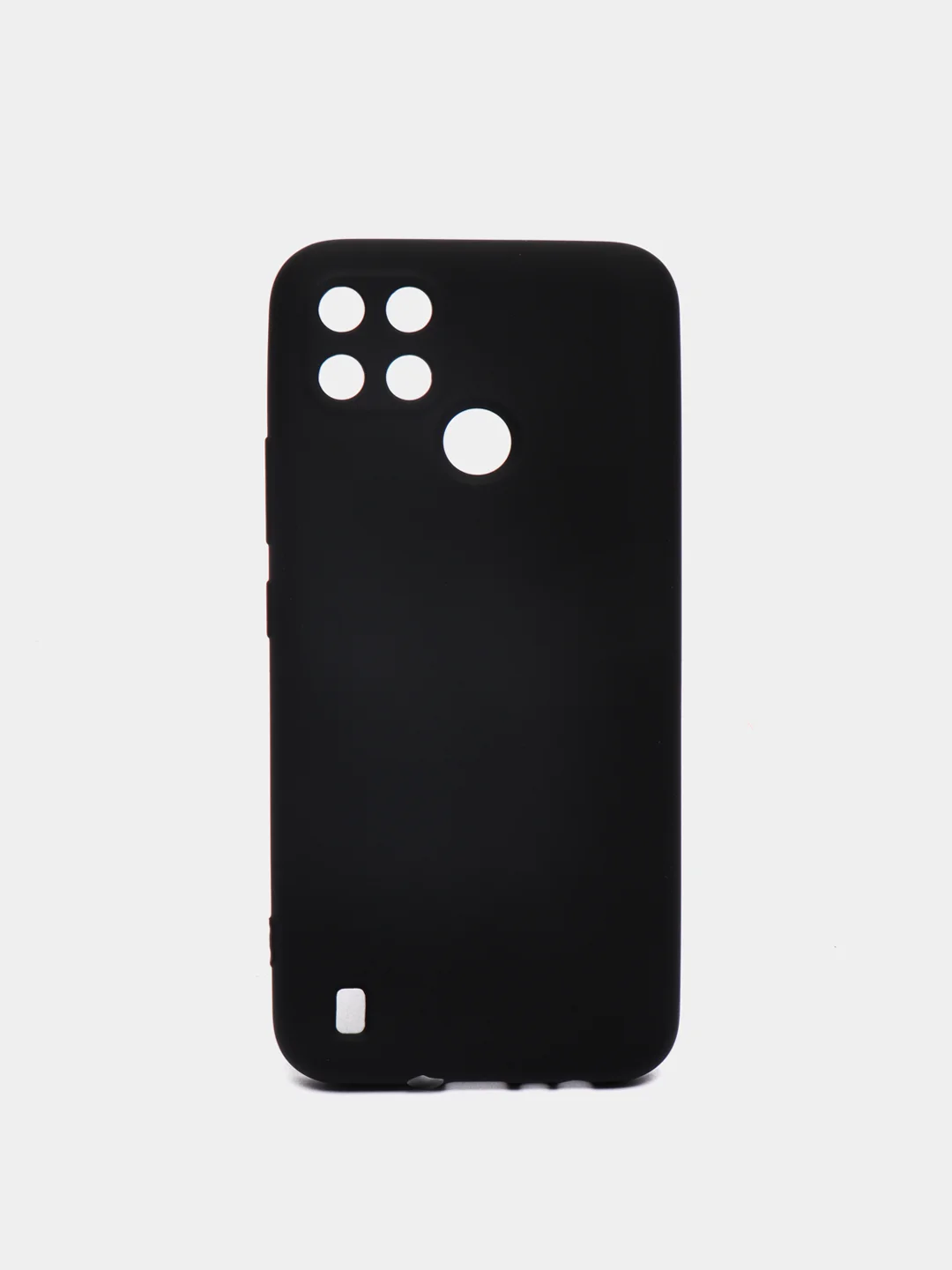 Черный чехол силиконовый для Realme C21Y, Realme C25Y Реалми С21У / С25У Silicone Cover