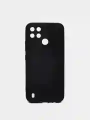 Черный чехол силиконовый для Realme C21Y, Realme C25Y Реалми С21У / С25У Silicone Cover