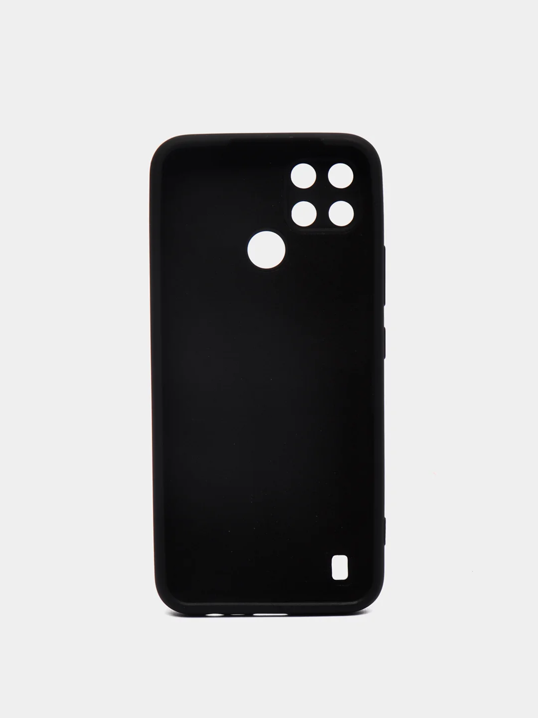 Черный чехол силиконовый для Realme C21Y, Realme C25Y Реалми С21У / С25У Silicone Cover