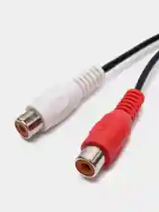 Переходник с наушников на тюльпаны, кабель гнездо 2RCA - штекер jack 3.5