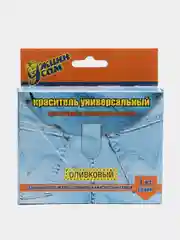 Оливковый краситель( краска ) для ткани( хлопок, лен, вискоза)