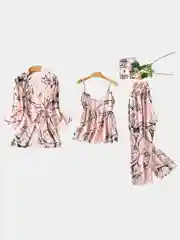 Розовый пижама женская, комплект для дома