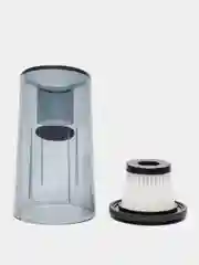 Серый автомобильный пылесос беспроводной, портативный, 120W, 9000 Па