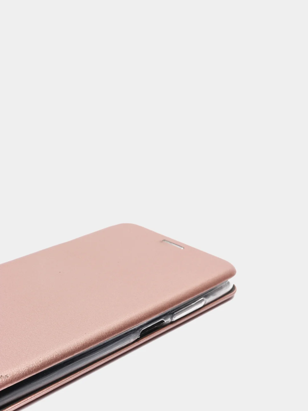 Розовый чехол-книжка для Samsung A03S Самсунг А03С книжка с магнитным замком, карман для карты