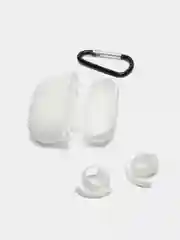 Белый чехол для наушников Airpods pro и 4 аксессуара