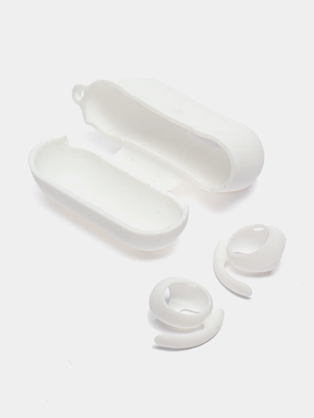 Белый чехол для наушников Airpods pro и 4 аксессуара