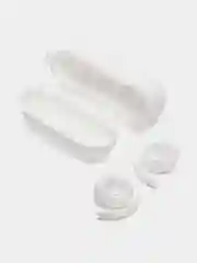 Белый чехол для наушников Airpods pro и 4 аксессуара